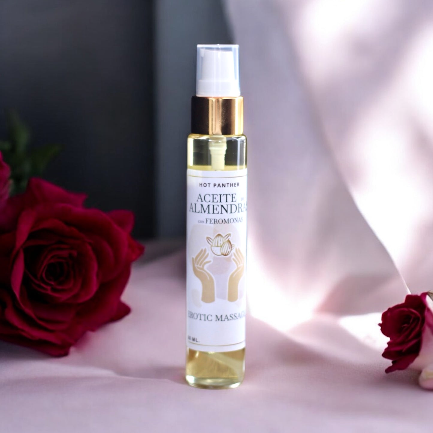 Aceite De Almendras Para Masaje Erótico Con Feromonas 60ml