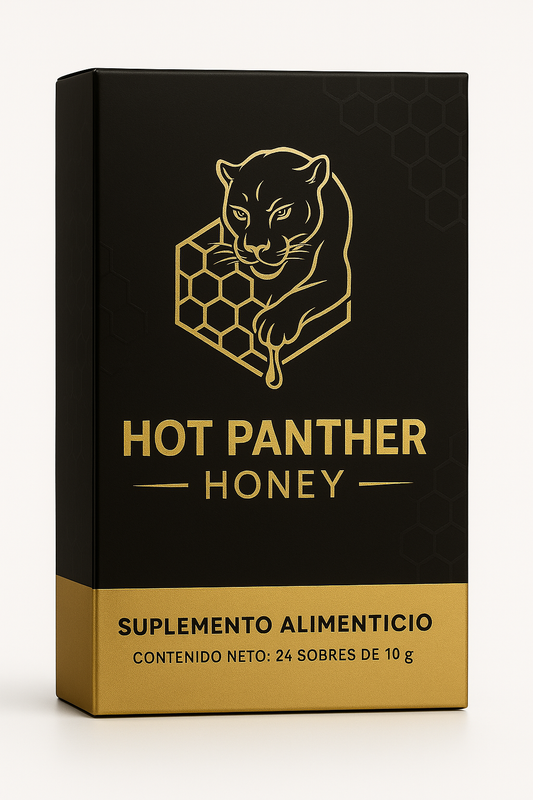 MIEL HONEY HOT PANTHER MIEL VIGORIZATE EN SACHET 10GR 24 SOBRES
