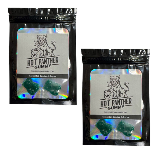 Gomitas Masculinas Para Hombre Vigorizante 4 Pz Hot Panther