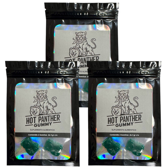 Gomitas Masculinas Para Hombre Vigorizante 6 Pz Hot Panther