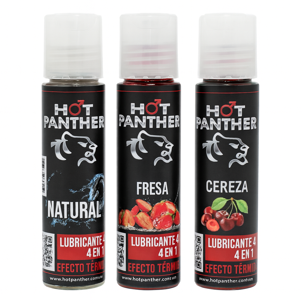 KIT DE LUBRICANTES FRESA, NATURAL, CEREZA