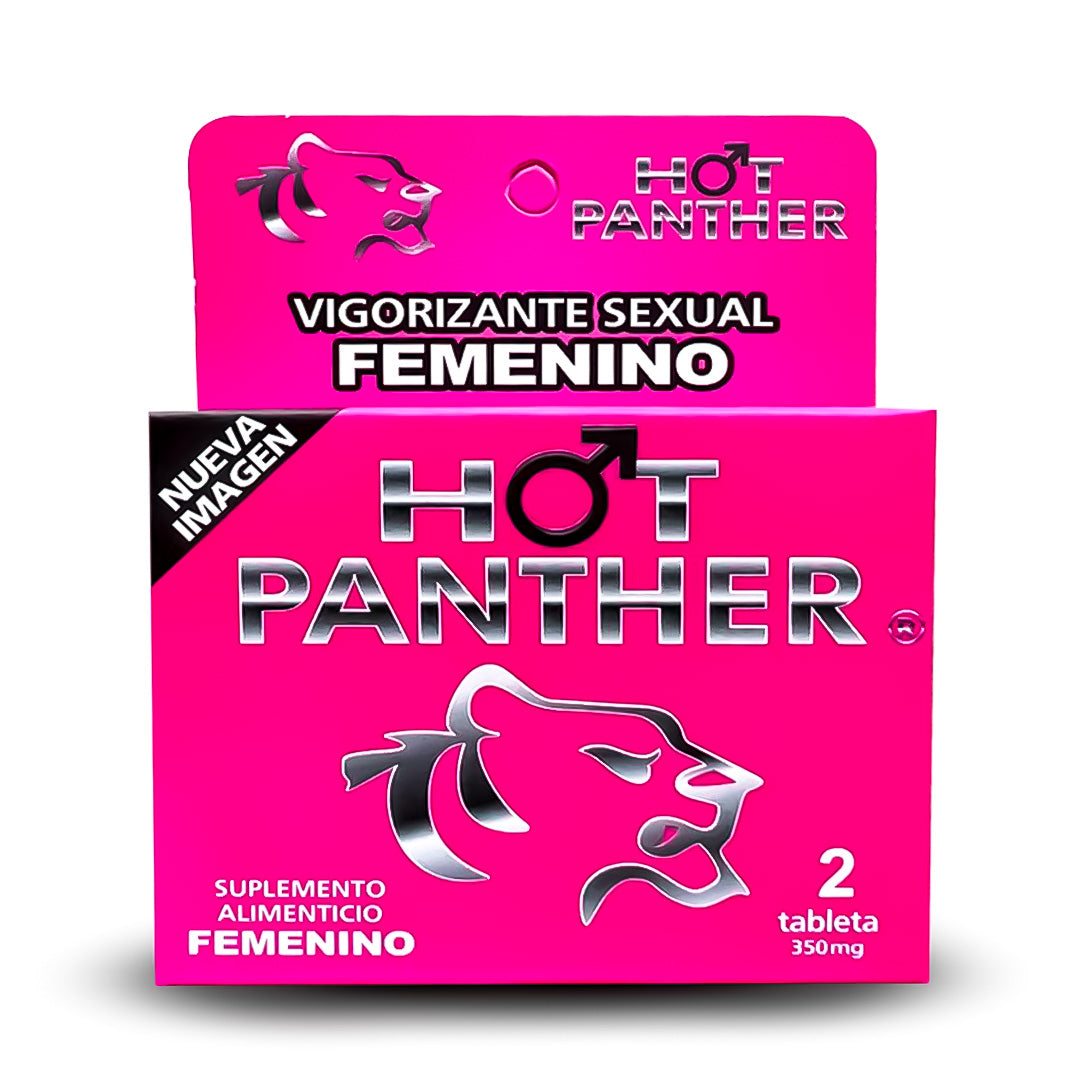 8 PASTILLAS VIGORIZANTE HOT PANTHER PARA MUJER NATURALES MAYOR DESEO SEXUAL