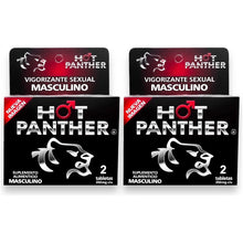 Cargar imagen en el visor de la galería, 4 PASTILLAS VIGORIZANTE HOT PANTHER PARA HOMBRE NATURAL
