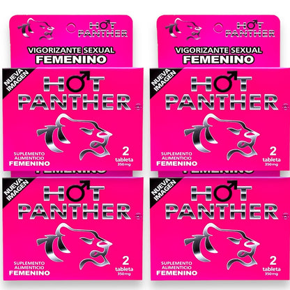 8 PASTILLAS VIGORIZANTE HOT PANTHER PARA MUJER NATURALES MAYOR DESEO SEXUAL