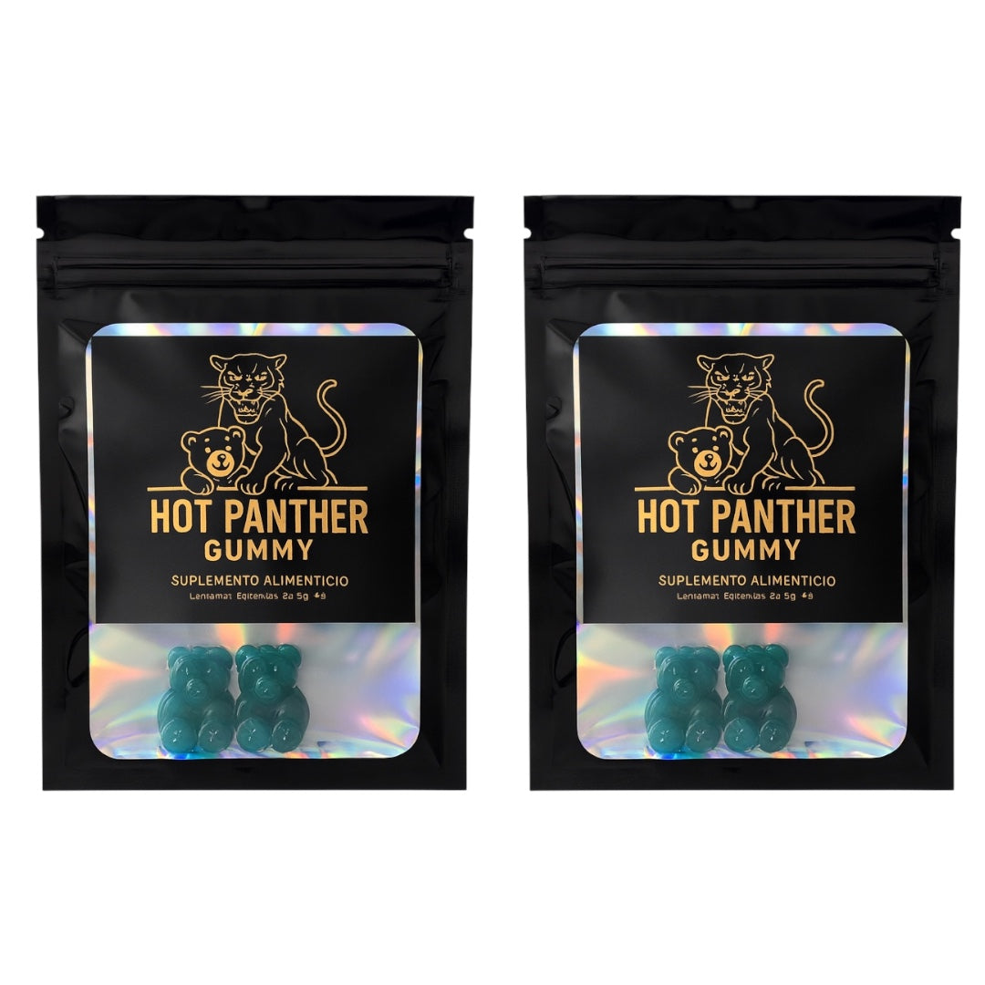 Gomitas Masculinas Para Hombre Vigorizante 4 Pz Hot Panther