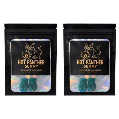 Gomitas Masculinas Para Hombre Vigorizante 4 Pz Hot Panther