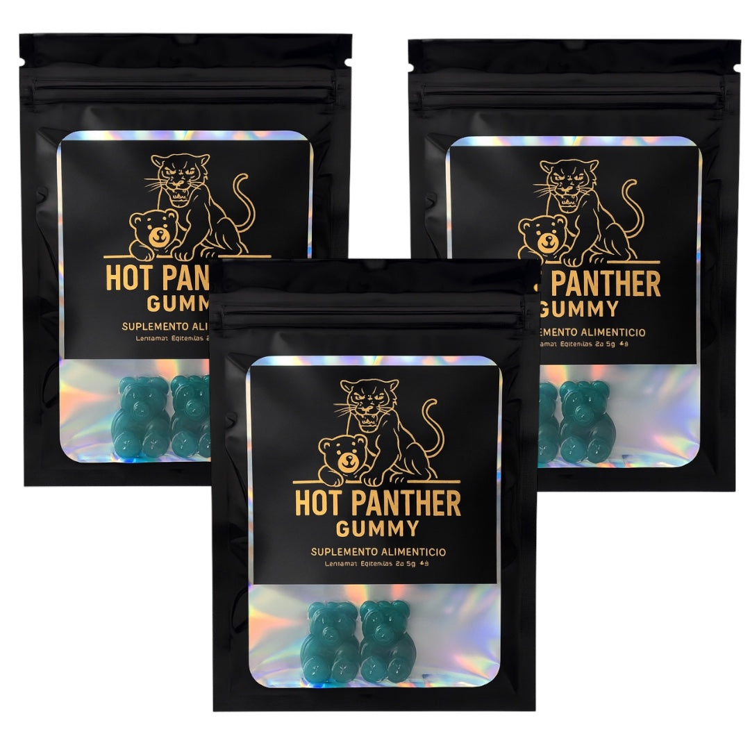 Gomitas Masculinas Para Hombre Vigorizante 6 Pz Hot Panther