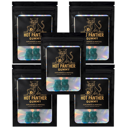 Gomitas Masculinas Para Hombre Vigorizante 10 Pz Hot Panther