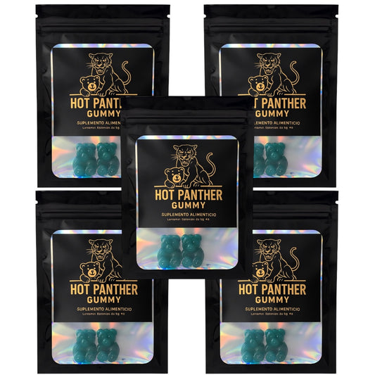 Gomitas Masculinas Para Hombre Vigorizante 10 Pz Hot Panther