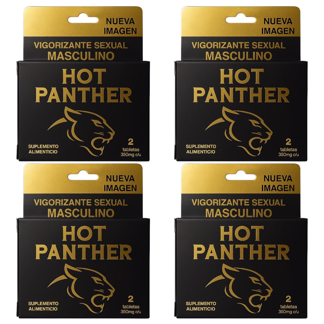 8  PASTILLAS VIGORIZANTE HOT PANTHER PARA HOMBRE NATURAL
