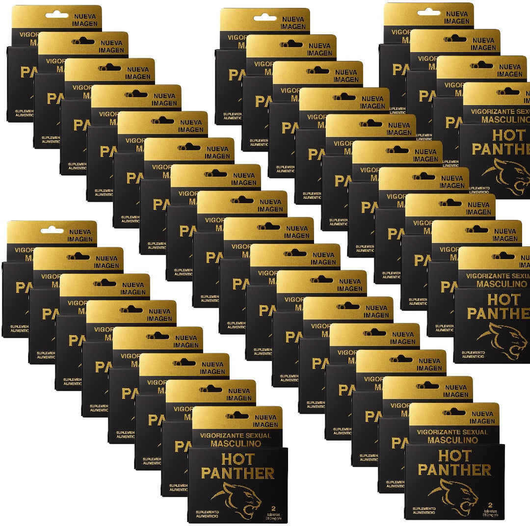 84 PASTILLAS VIGORIZANTE HOT PANTHER PARA HOMBRE NATURAL